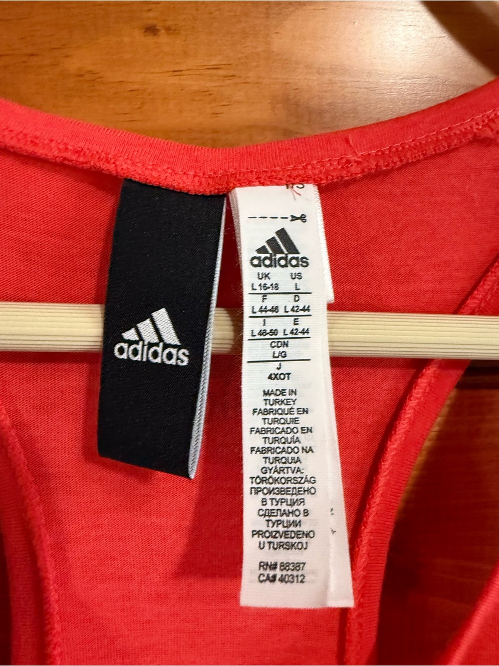 Adidas Pink Sleeveless Tank Top Size L - Picture 2 of 4